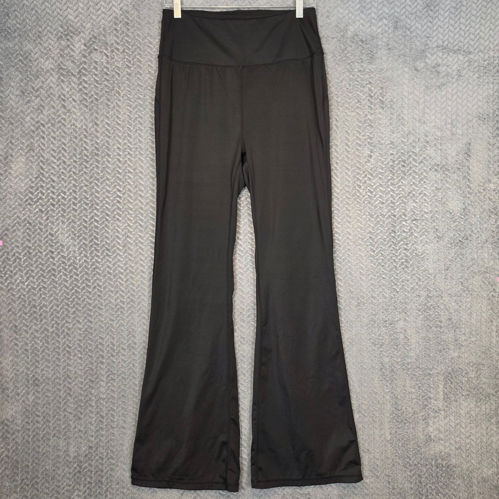 Lululemon Groove Nulu Black High Rise Flare Leg Yoga Pants Womens Size 12